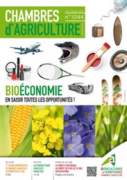 Revue des Chambres d'agriculture sur la bioéconomie 
